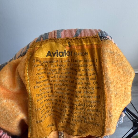 Aviator Nation Classic Velvet Sweatpants Tiger Print Size S - Picture 4 of 4